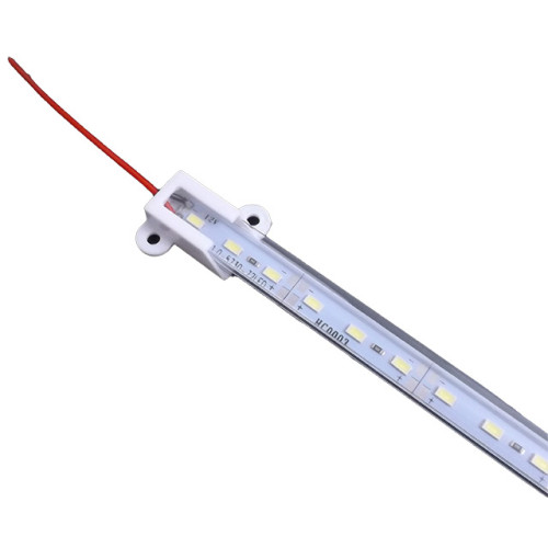 Стрічка алюміній 12V - 50см - Білий холодний - (5730) - 1А 36LED в корпусі з кріпленням