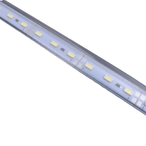 Стрічка алюміній 12V - 50см - Білий холодний - (5730) - 1А 36LED в корпусі з кріпленням