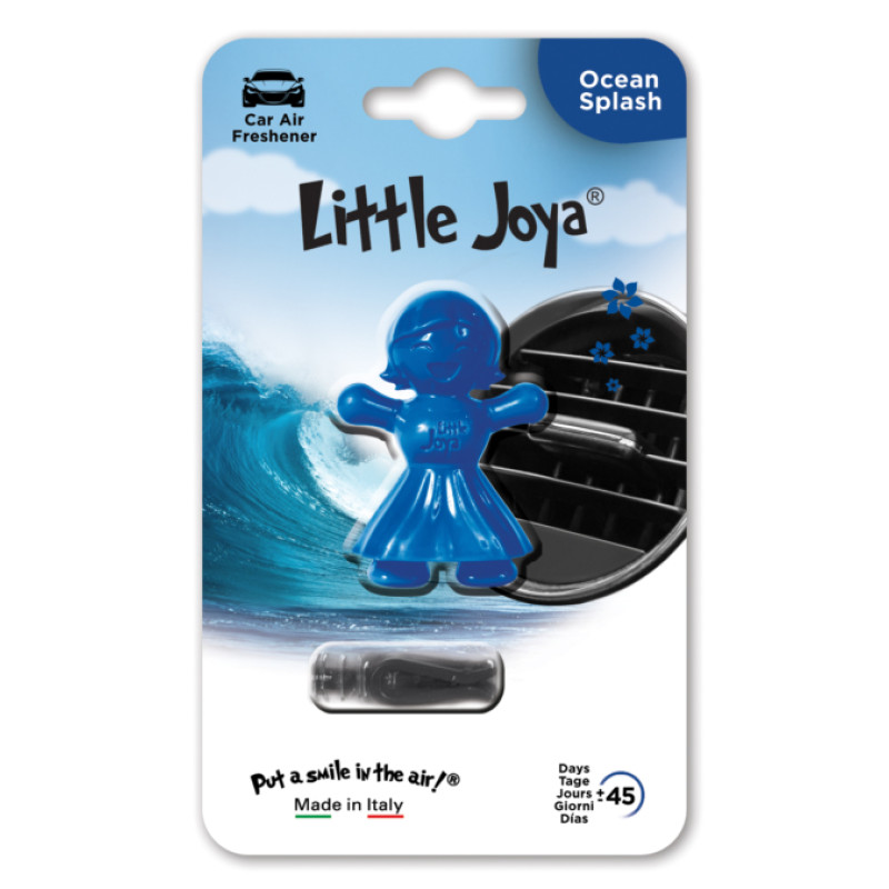 Освіжувач на обдув "Little Joya" Океановий вибух (OCEAN SPLASH Reflex Blue) EY0707/LJYMB006
