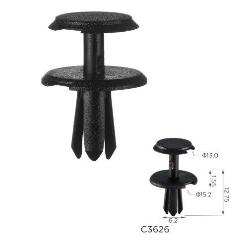Фіксатор C3626 кріплення капот/теплошумоізоляція Mercedes A0009919240 ( уп. 100 шт.) Фіксатор C3626 кріплення капот/теплошумоізоляція Mercedes A0009919240 ( уп. 100 шт.)