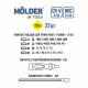 Викрутка + насадки 20в1 (+/-/T/H) "Molder" (МТ32322) Реверсійний пластиковий бокс (10шт/уп)