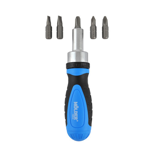 Викрутка + насадки 5в1 "Molder" (МТ32305) Реверсійна (5шт/уп)