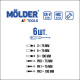 Набір викруток 6од. "Molder" (МТ32206) блістер (12шт/уп)