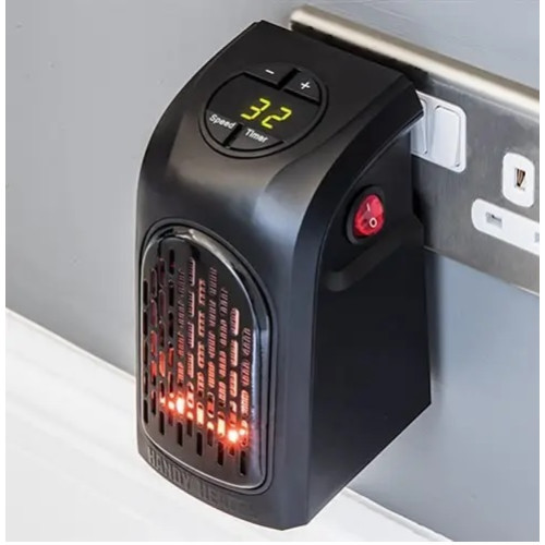 Теплоелектро-вентилятор 220V 400W "HANDY HEATER" Площа=23 m^2+Таймер