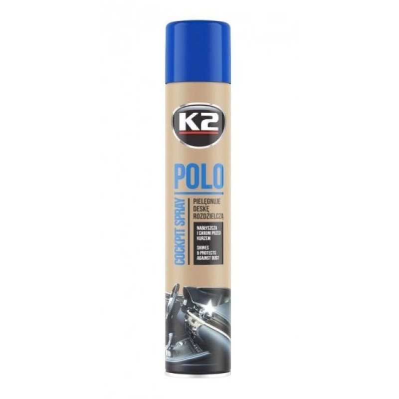 Поліроль торпеди спрей 750ml "K2" Polo Lavender (Лаванда) (12шт/ящ)