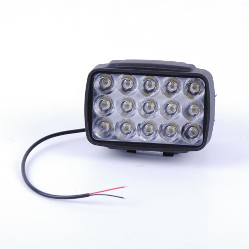 Фара LED Прямокутник 30W (2W*15) 10-30V 92*60*57mm Дальнє/Spot (JP060) (1шт) пласт.корпус 15 Led