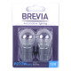 Лампа 12V (бесцок.2-контак.) P27/7W "Brevia" (12339B2) W2.5 x16g блістер 2шт. (10/250 шт/ящ)