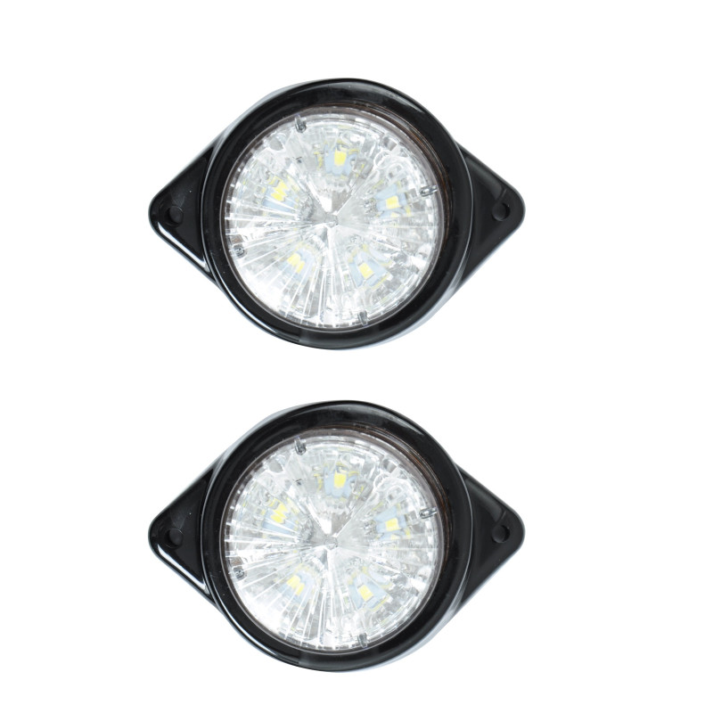 Габарит - білий - 24V Led 5 діодний - C-16 (2шт/коробка)