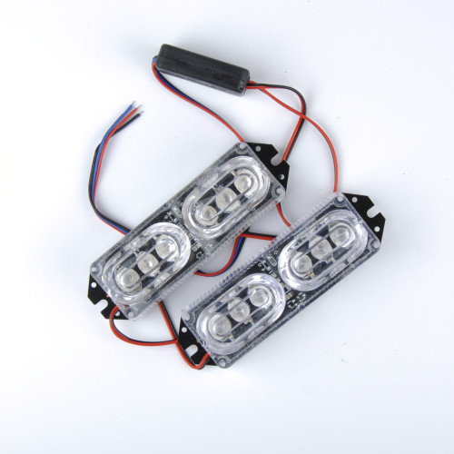 Страбоскоп светодиодный 12V DRL 103*31*15мм  2*6LED ( W-B ) "Lux tar"
