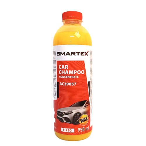 Шампунь 1L для ручного миття"SMARTEX" AC39057 з воском концентрат 1:250