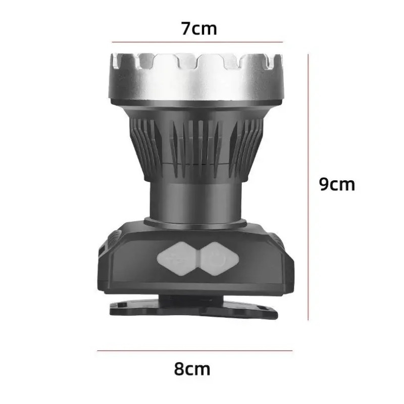 Ліхтарик налобний X-Balong SQ-821, 3 режима, LED, акумулятор, USB Ліхтарик налобний X-Balong SQ-821, 3 режима, LED, акумулятор, USB