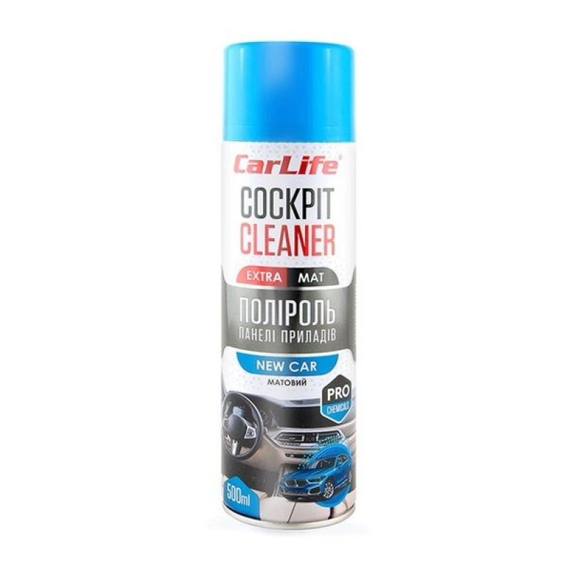 Поліроль торпеди спрей 500ml "Carlife" EXTRA MAT Нова машина CF524 (24шт/уп) Поліроль торпеди спрей 500ml "Carlife" EXTRA MAT Нова машина CF524 (24шт/уп)