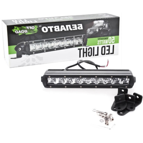 Фара-LED Балка  293*78*40мм 50W (5W*10) 10-30V Ближнє/Flood "BELAUTO" (BOL1005 Flod) (1шт)
