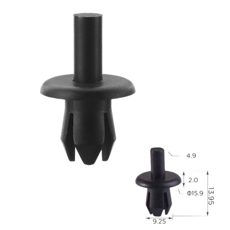 Кліпси C1150 розпірні VW, AUDI, PEUGEOT, CITROEN, OPEL, MERCEDES, VOLVO, SAAB, DAEWOO 697334 (100шт) Кліпси C1150 розпірні VW, AUDI, PEUGEOT, CITROEN, OPEL, MERCEDES, VOLVO, SAAB, DAEWOO 697334 (100шт)
