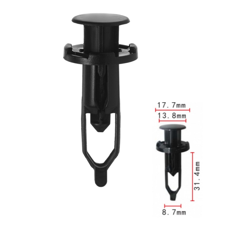 Кліпси C1178 розпірні TOYOTA, LEXUS (52161-20010, 5216120010, 11436) (100шт) Кліпси C1178 розпірні TOYOTA, LEXUS (52161-20010, 5216120010, 11436) (100шт)