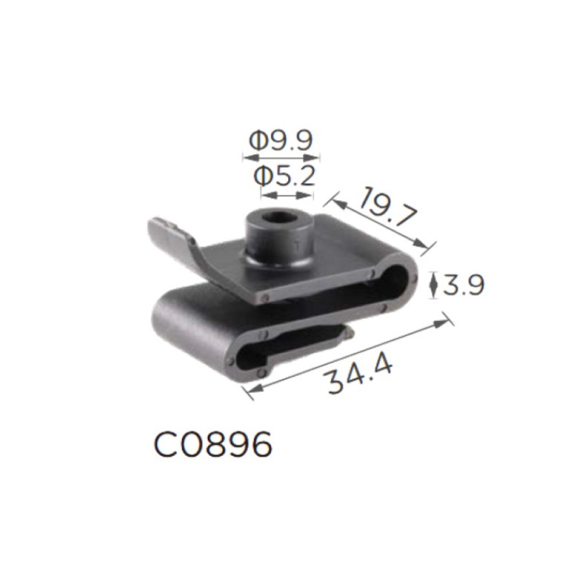 Скоби C0896 під саморіз TOYOTA, LEXUS (9046705114, 90467-05114, 16062) ( уп. 100 шт.) Скоби C0896 під саморіз TOYOTA, LEXUS (9046705114, 90467-05114, 16062) ( уп. 100 шт.)