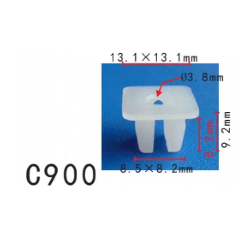 Кліпси C0900 під саморіз TOYOTA (9018905067, 90189-05067, 14642)  ( уп. 100 шт.)