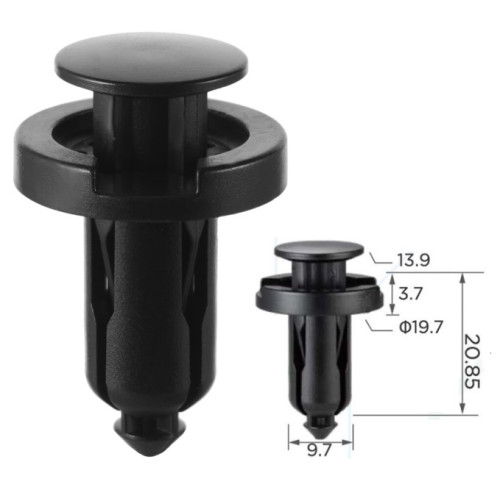Кліпси C0354 бампера Acura Honda 91503SZ5003 (уп.100шт) Кліпси C0354 бампера Acura Honda 91503SZ5003 (уп.100шт)