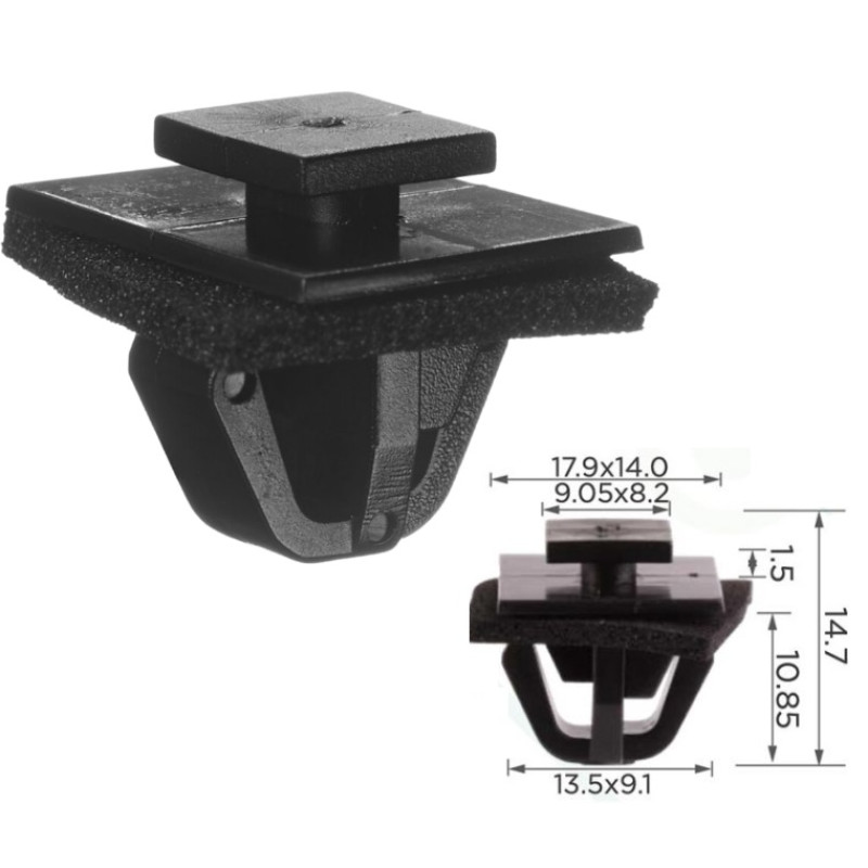 Кліпси C0360 молдинга Hyundai Kia Suzuki 8775638000  ( уп. 100 шт.)