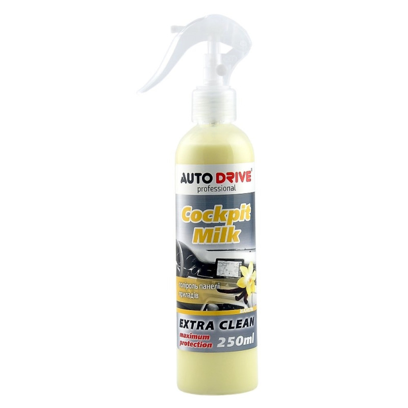 Поліроль торпеди молочко тригер 250ml "AutoDrive" Ваніль AD0022 (24шт/уп)