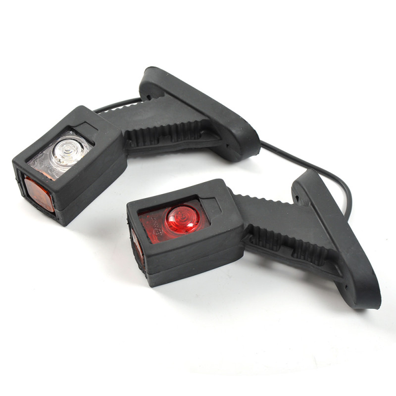 Габарит "ріжки" косий 13,5см 12/24v червоний+білий+жовтий 1+1+1 LED "Kogel-Krone" EK-141 (2шт) Габарит "ріжки" косий 13,5см 12/24v червоний+білий+жовтий 1+1+1 LED "Kogel-Krone" EK-141 (2шт)