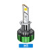 Лампа LED H1 радіатор+кулер 190w/17200lm K22 7055 Chip 6000K/IP68/12-24v(Canbus)+500%