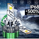 Лампа LED H1 радіатор+кулер 190w/17200lm K22 7055 Chip 6000K/IP68/12-24v(Canbus)+500%
