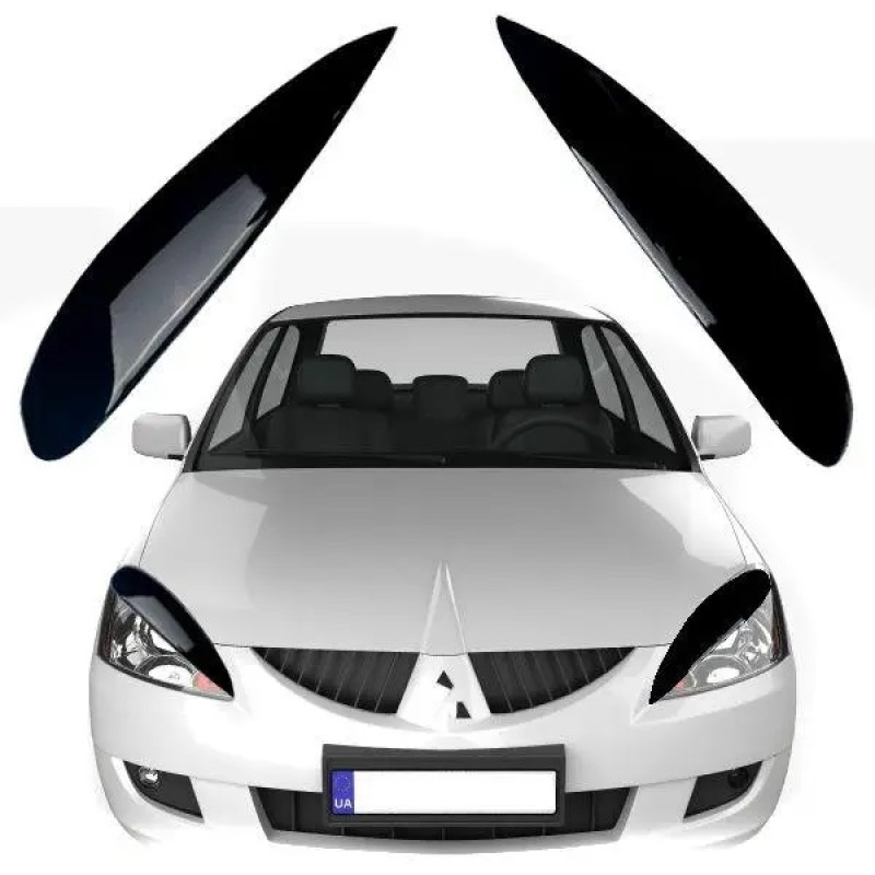 Вії фар Mitsubishi Lancer IX Декоративні накладки на фари "AV-Tuning" Вії фар Mitsubishi Lancer IX Декоративні накладки на фари "AV-Tuning"