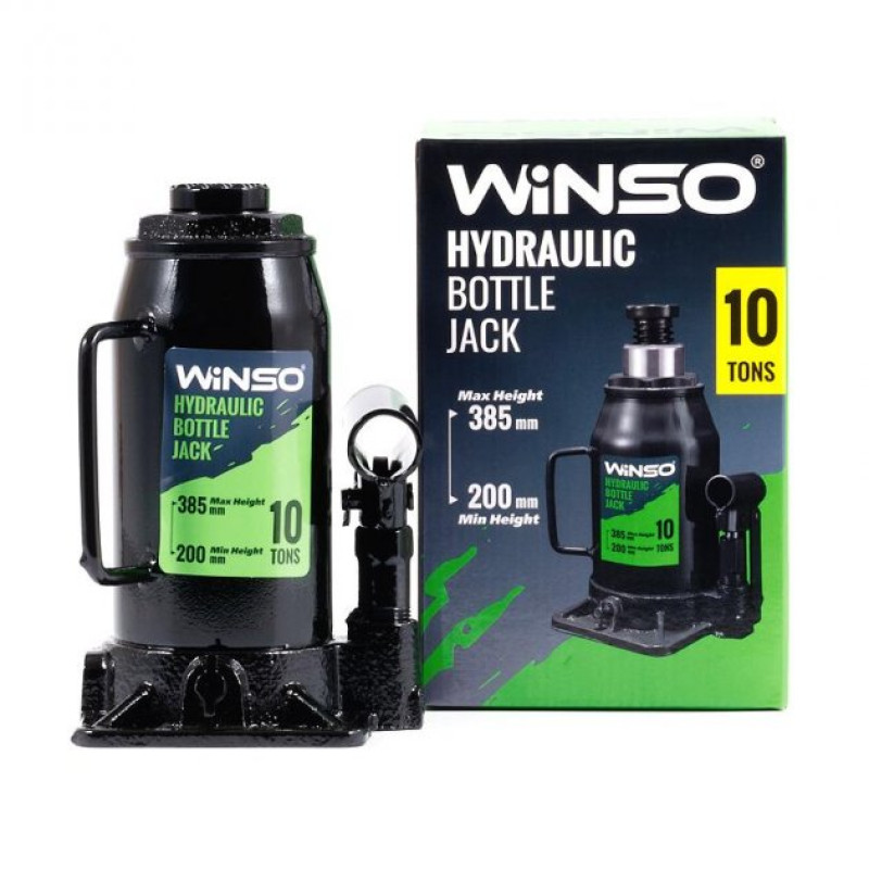 Домкрат гідравлічний 10т 200-385мм Winso 170100