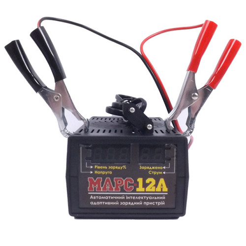 Зарядний  пристрій  імпульсний 12А -12V  всі типи АКБ (Lithium,LifePo4,AGM) "Марс" (два екрани)