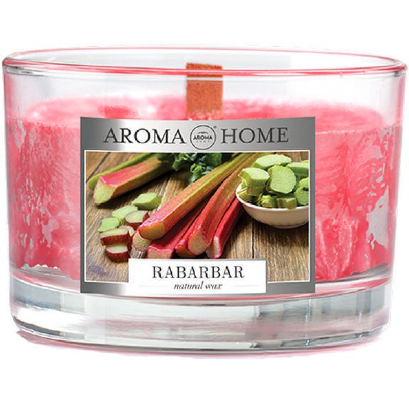 Ароматична свічка 115g "Aroma Home" - Natural Waxes Candle - Rhubard (Ревінь) 83667 Ароматична свічка 115g "Aroma Home" - Natural Waxes Candle - Rhubard (Ревінь) 83667