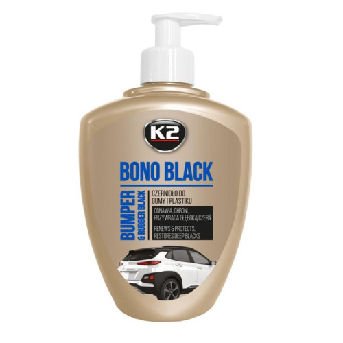 Відновлювач поверхонь гель 500ml "K2" BONO BLACK (K035) (унів. гума/пластик/бампера)