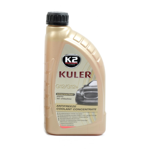 Антифриз (Концентрат -80) 1kg Червоний "K2" KULER G12/G12+ (12шт/ящ)