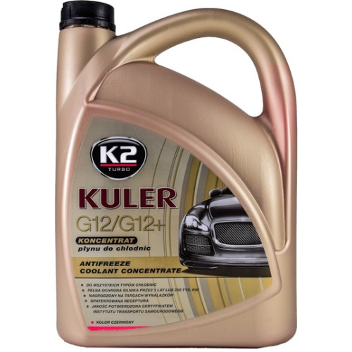 Антифриз (Концентрат -80) 5kg Червоний "K2" KULER G12/G12+ (4шт/ящ)