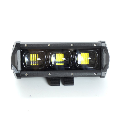 Фара-LED Прямокутник 30W (10W*3) 10-30V 200*70*75mm Ближнє/Лінза/6D Серія WG-C6D-30 4( 1шт)