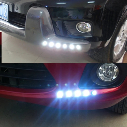 LED вогні "Око орла" 18 мм – супер яскраві DRL, протитуманні та сигнальні (4 шт White)