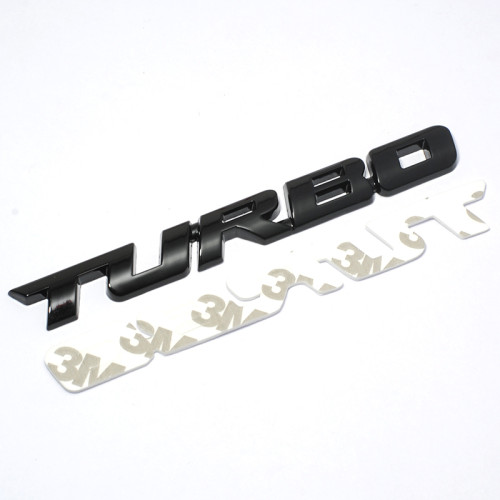 Шильдик Turbo 9,7 см Чорна