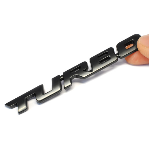Шильдик Turbo 9,7 см Чорна