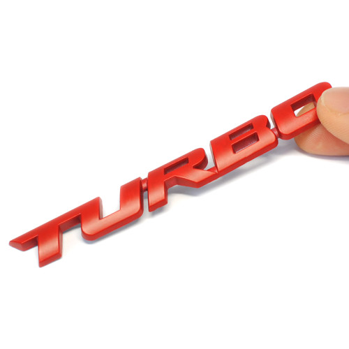 Шильдик Turbo 9,7 см Червона