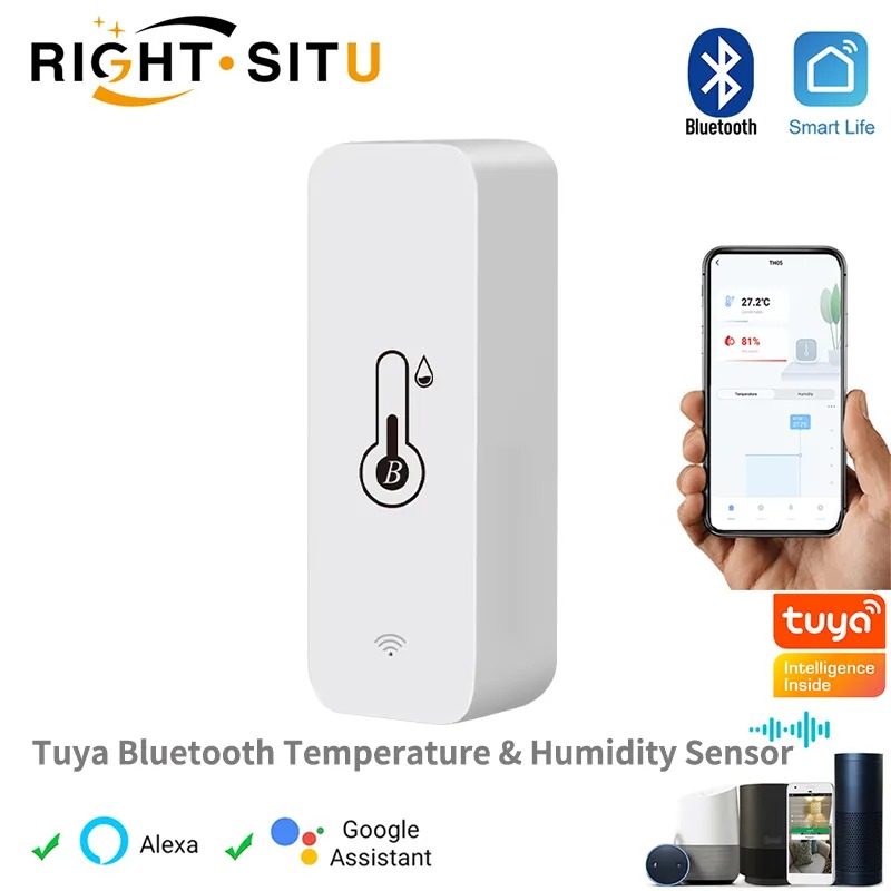 Розумний датчик температури та вологості Tuya, Bluetooth 5.0, BTH01 Relative
