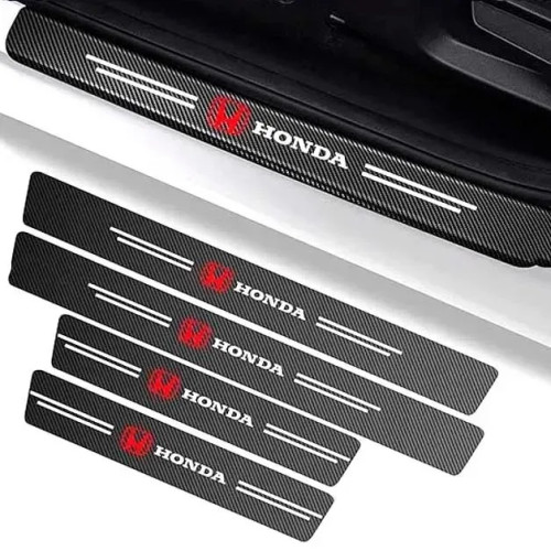 Плівка захисна на пороги Honda – Карбон 4D (набір 4 шт)