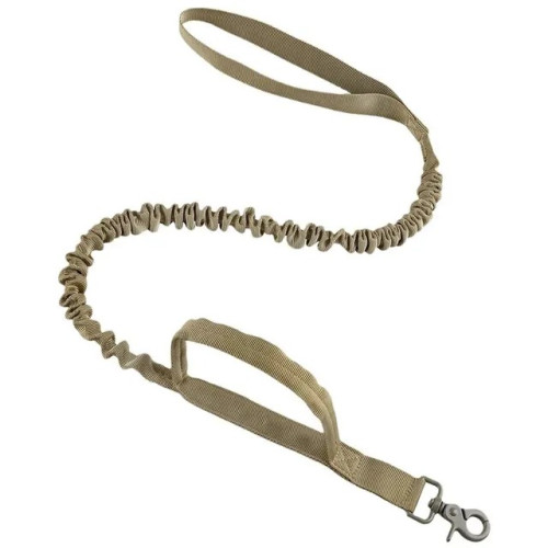 Поводок для собаки, з ручкою для тримання, khaki, 105-145 см