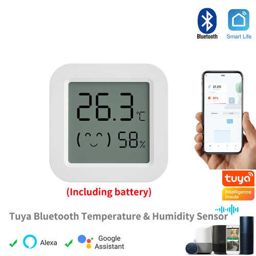 Датчик температури та вологості Bluetooth APP/ Display / 2в1