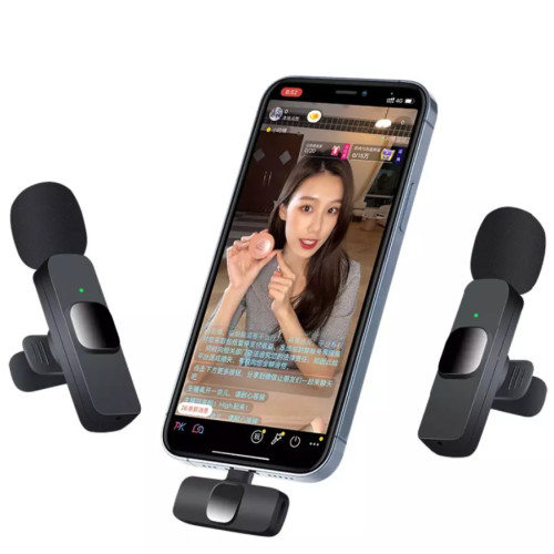 Бездротовий мікрофон K9, 2 мікрофони, для телефону Android (Type-C)