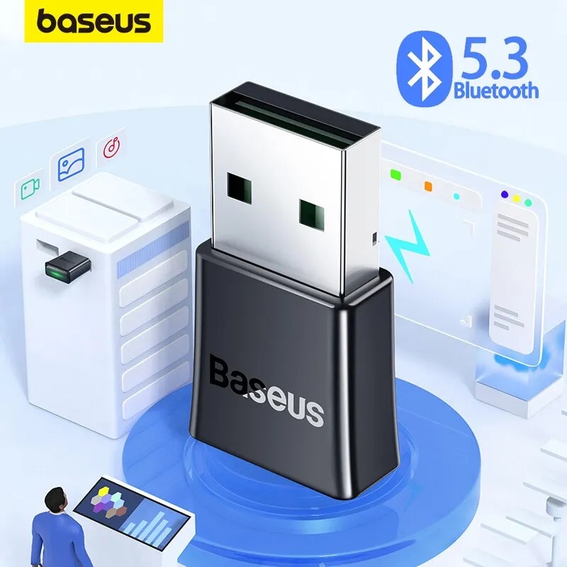 USB Bluetooth-адаптер Baseus v5.3, BA07 USB, до 20 метрів