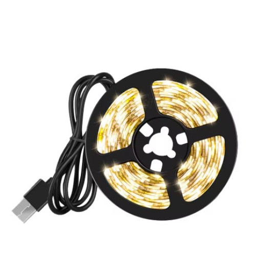 LED стрічка 5 м (USB, Warm White) підсвітка кімнати, спальні, кухні й телевізора