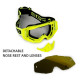 Окуляри для мотоцикла, мотоочки Black Gray, ATV Motocross
