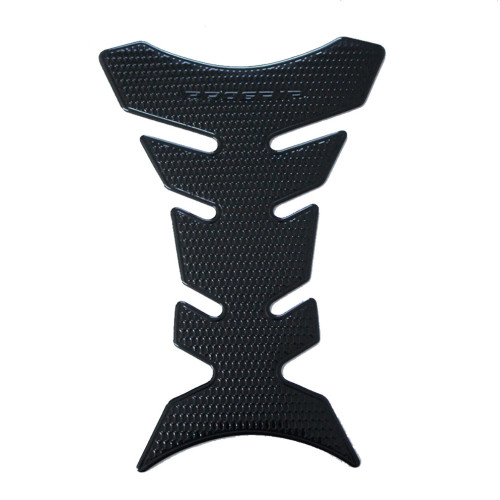 Наклейка універсальна на бак мотоцикла 3D Black 13,5*20см