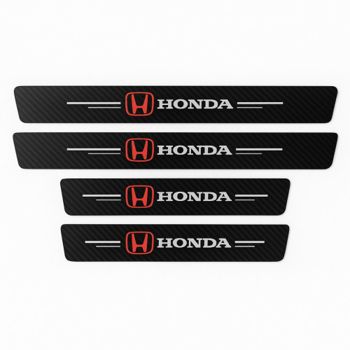Плівка захисна на пороги Honda – Карбон 4D (набір 4 шт)