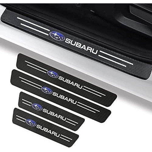 Плівка захисна на пороги Subaru – Карбон 4D (набір 4 шт)